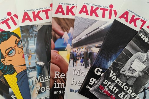 Covers der Zeitschrift "Arbeitsmarktpolitik Aktiv"